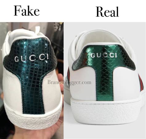 how to know if gucci shoes are real